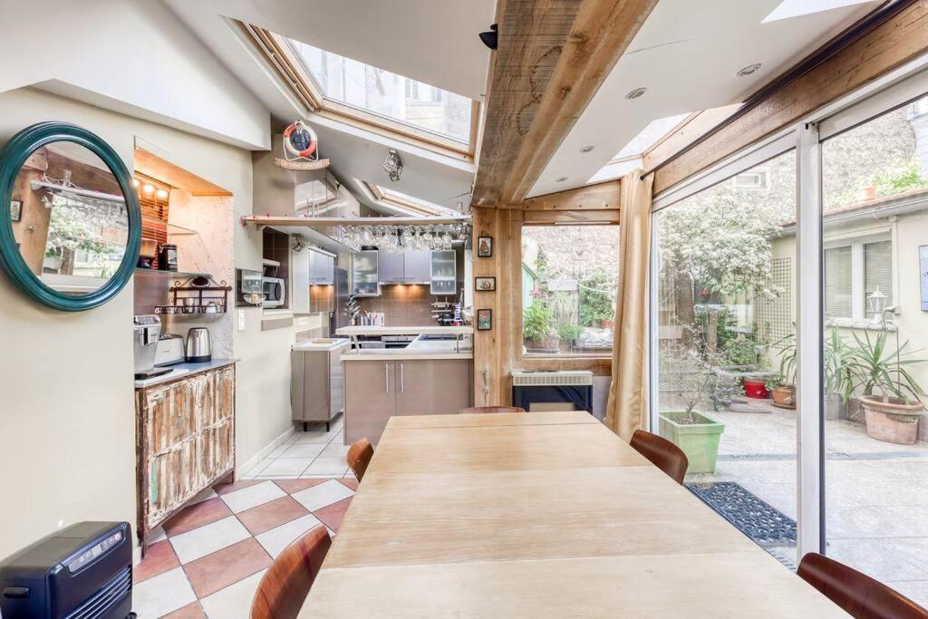 Appartement De Caractere Avec Jardinet Privatif A 1 Min Metro 1, Paris, Disneyland 万塞讷 外观 照片