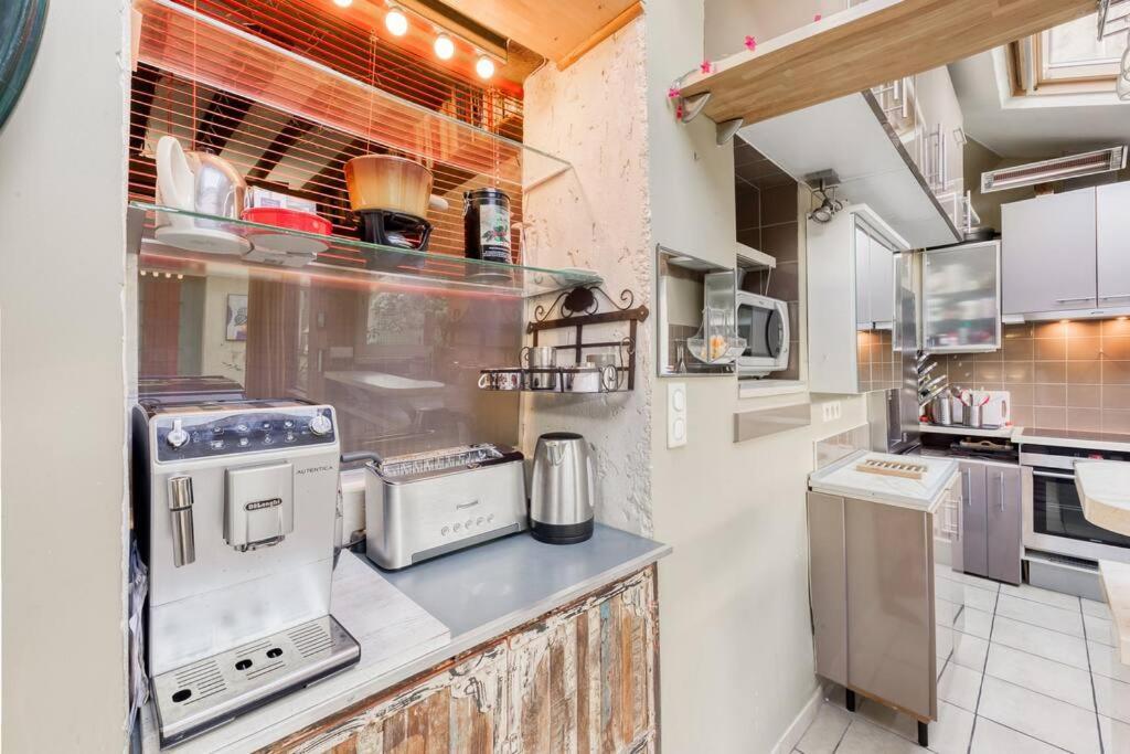 Appartement De Caractere Avec Jardinet Privatif A 1 Min Metro 1, Paris, Disneyland 万塞讷 外观 照片