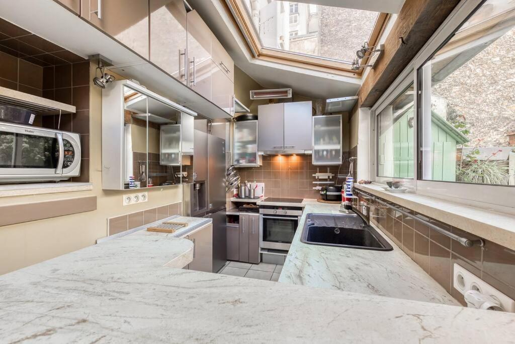 Appartement De Caractere Avec Jardinet Privatif A 1 Min Metro 1, Paris, Disneyland 万塞讷 外观 照片