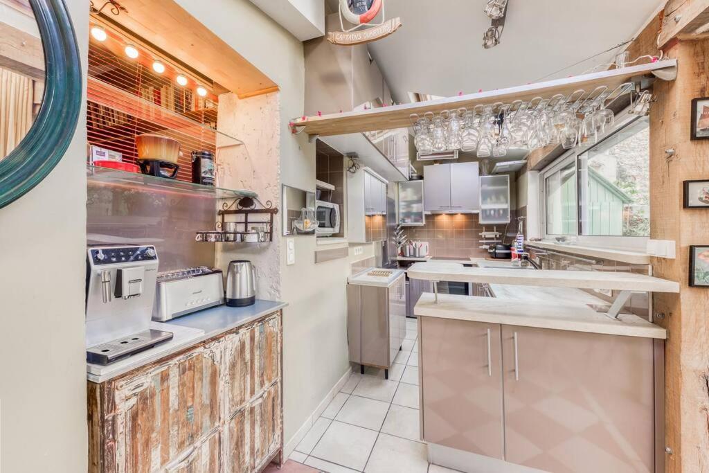 Appartement De Caractere Avec Jardinet Privatif A 1 Min Metro 1, Paris, Disneyland 万塞讷 外观 照片